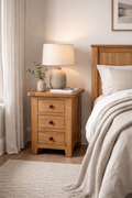 Torino Bedside Table 3 Drawer
