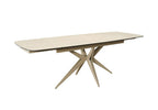 Naples Travertine Style Extending Dining Table