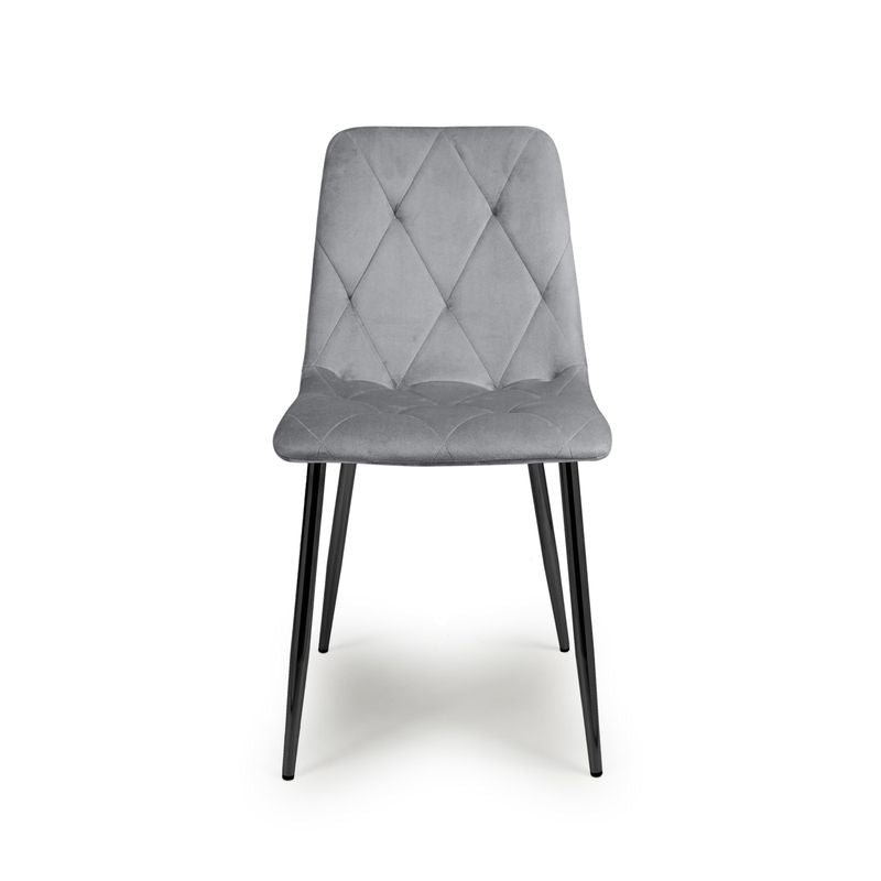 Vernon Brushed Velvet Blue Dining Chair