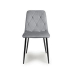 Vernon Brushed Velvet Blue Dining Chair