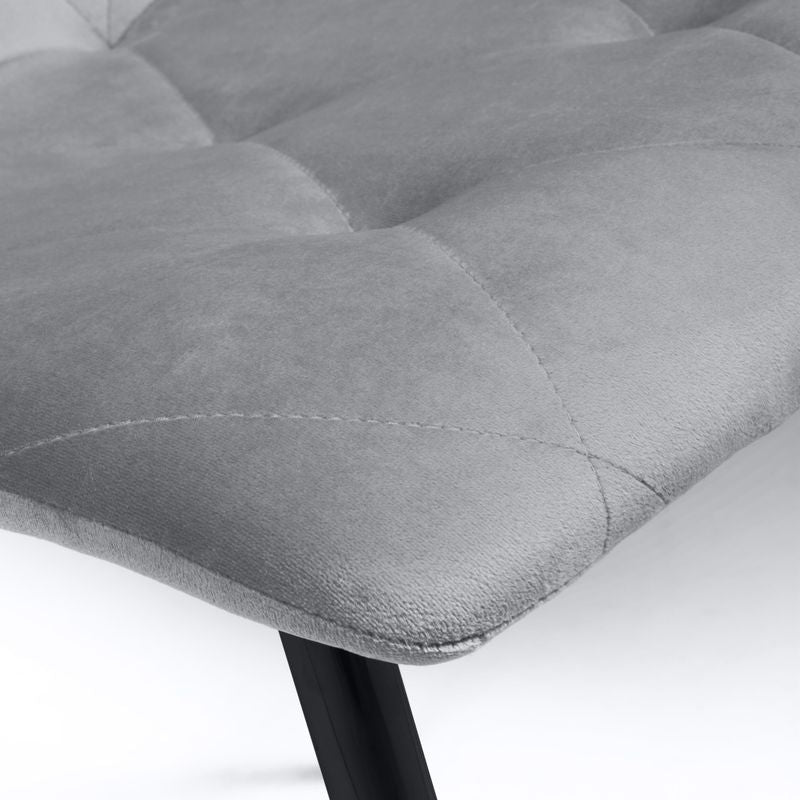 Vernon Brushed Velvet Blue Dining Chair