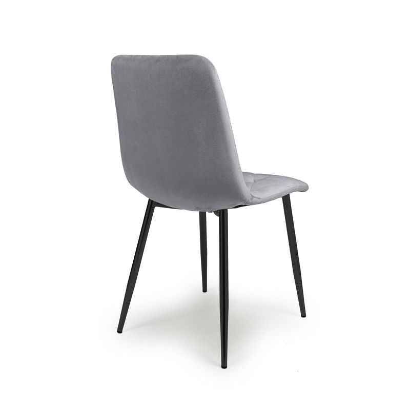 Vernon Brushed Velvet Blue Dining Chair