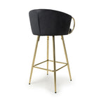 Volero Textured Effect Cream Bar Stool