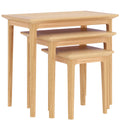 Saxby Oak Nest of 3 Tables