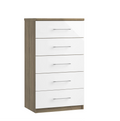Catania 5 Drawer Narrow Chest