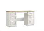 Portofino Double Pedestal Dressing Table