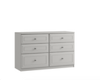 Ravello 6 Drawer Twin Chest (2 Deep Drawers)