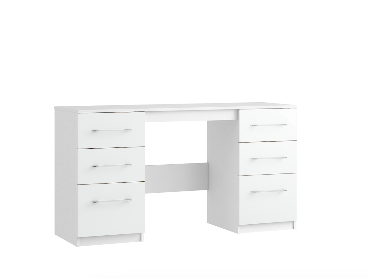 Roma Double Pedestal Dressing Table