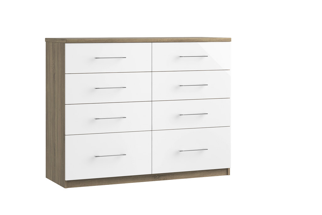 Catania 8 Drawer Twin Chest