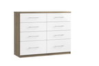 Catania 8 Drawer Twin Chest