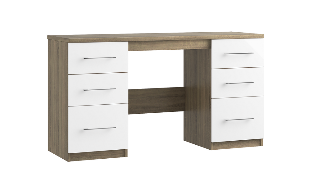 Catania Double Pedestal Dressing Table