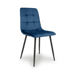 Madison Brushed Leather Grey Dining Chair