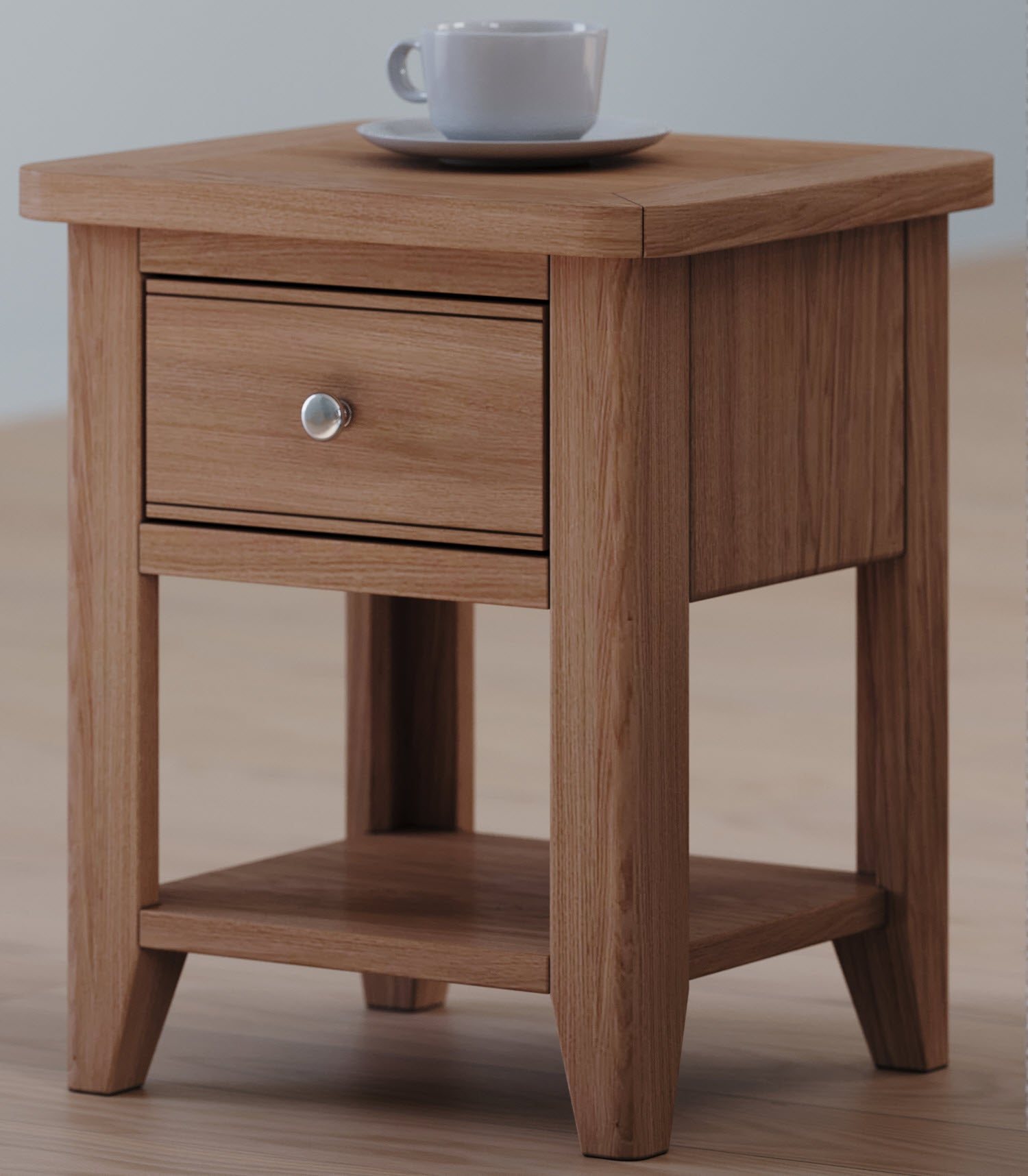 Arlyn Natural Oak Lamp Table