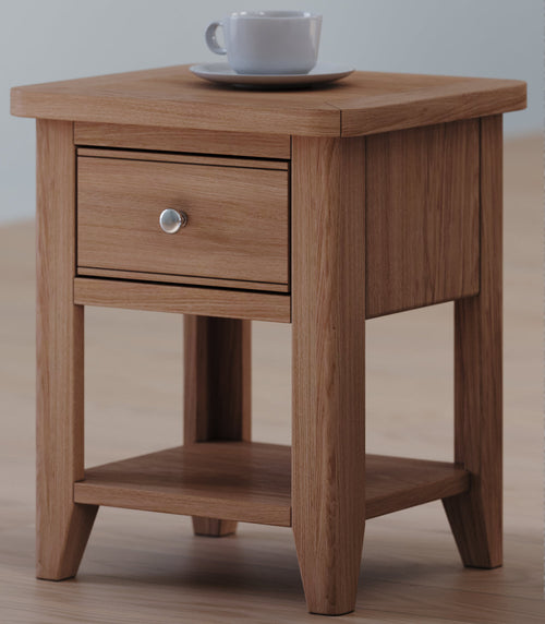 Arlyn Natural Oak Lamp Table