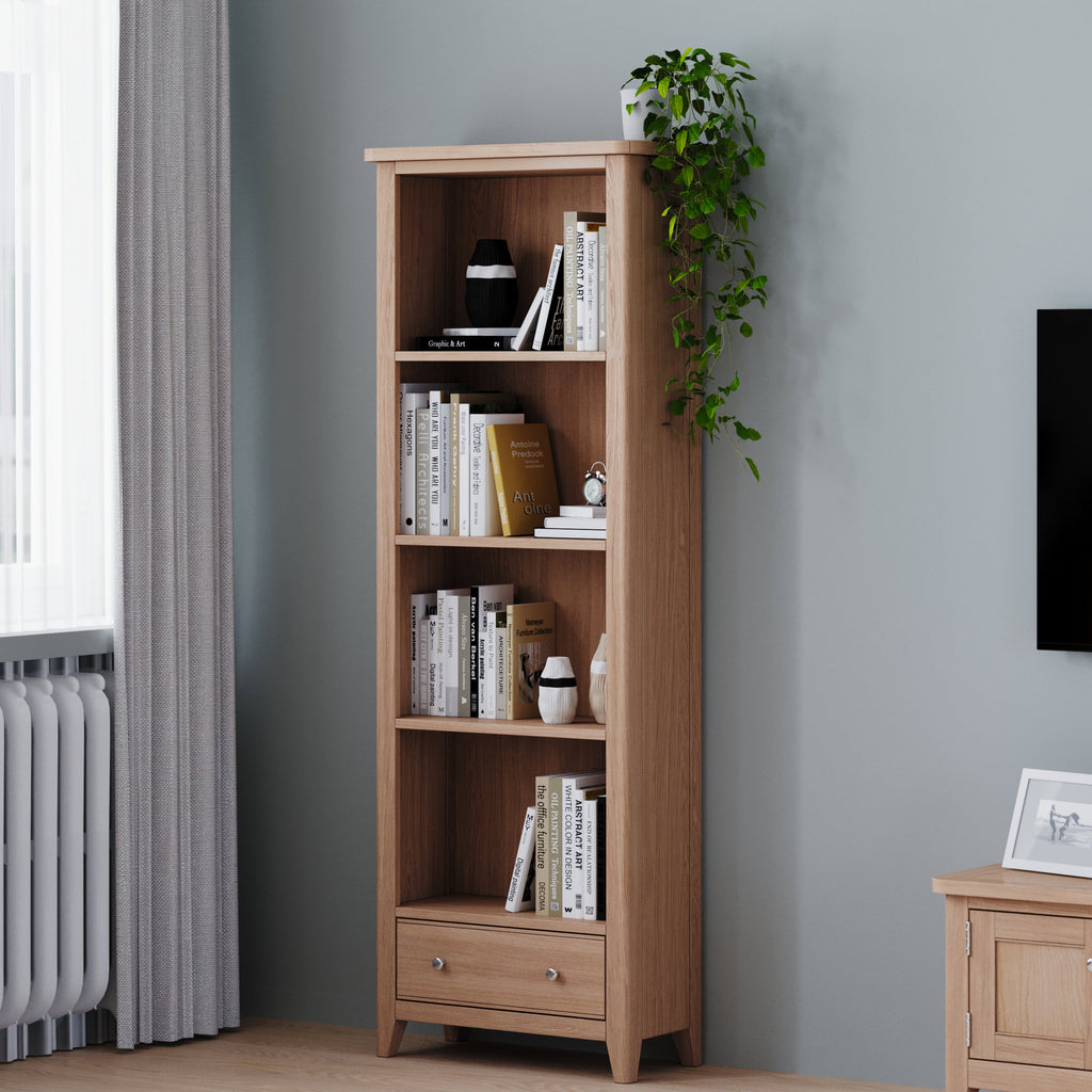 Arlyn Natural Oak Large Bookcase