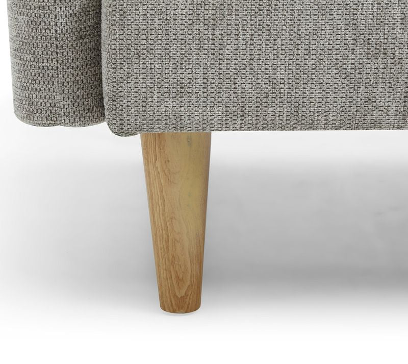 Cosy Rest Chenille Effect Light Grey Armchair