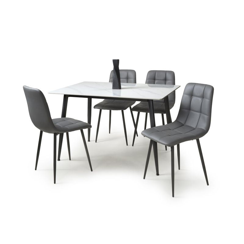 Monaco 1.6m Grey Dining Table