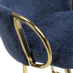 Volero Textured Effect Cream Bar Stool