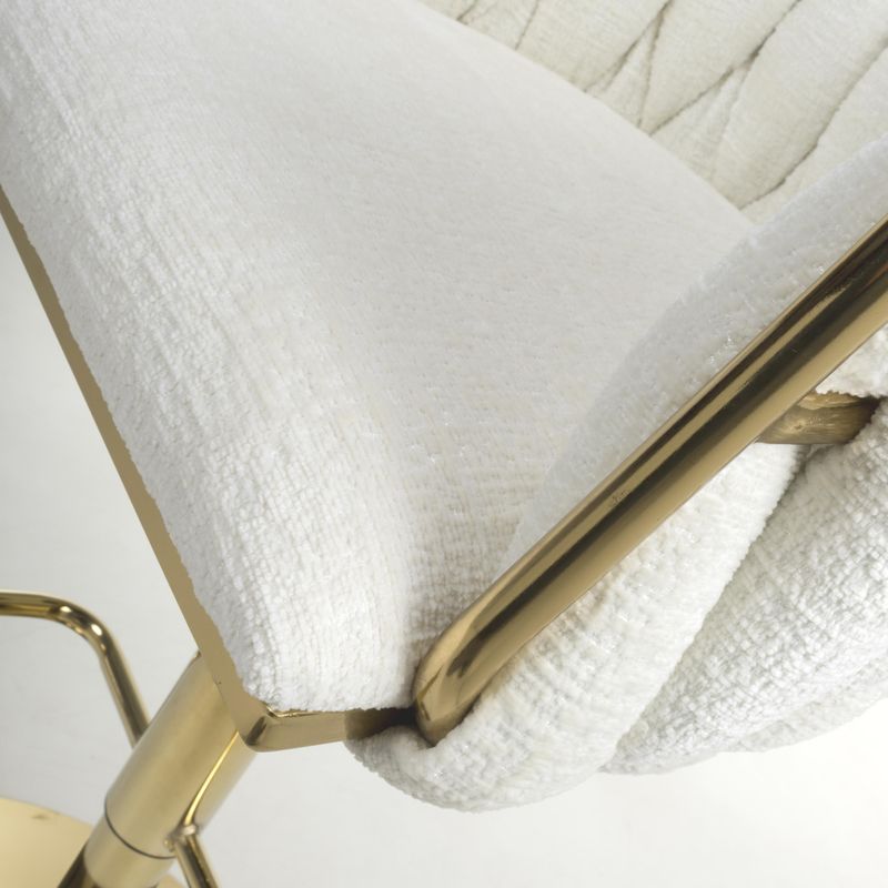 Bellaire Textured Effect Cream Bar Stool