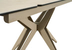 Naples Travertine Style Extending Dining Table