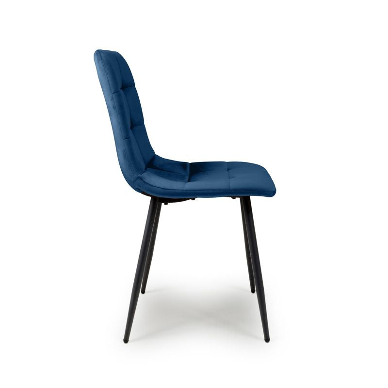 Madison Brushed Leather Grey Dining Chair