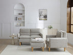 Cosy Rest Chenille Effect Light Grey Footstool
