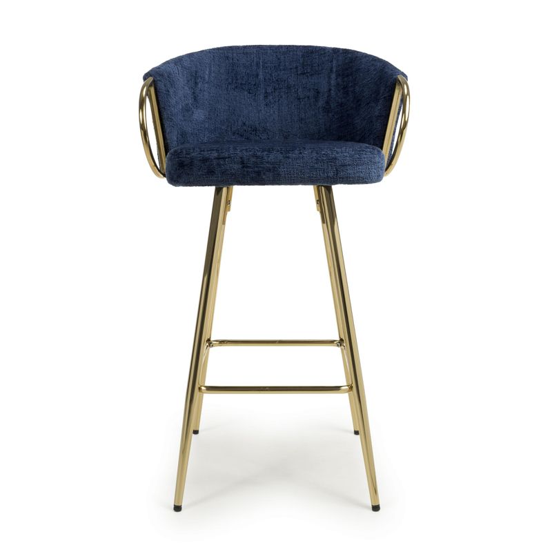 Volero Textured Effect Cream Bar Stool