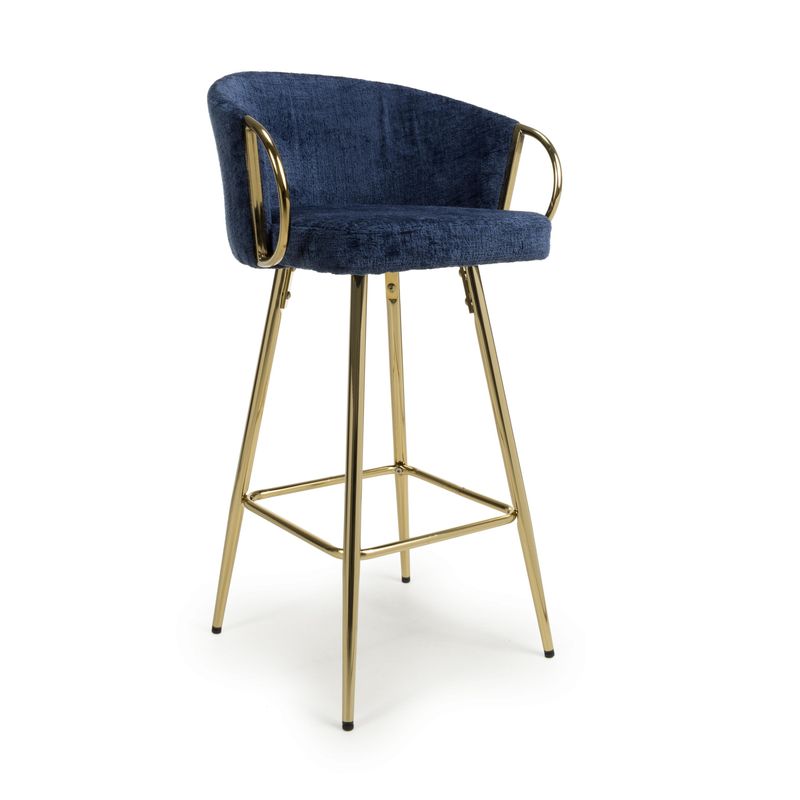 Volero Textured Effect Cream Bar Stool