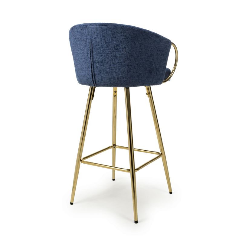 Volero Textured Effect Cream Bar Stool