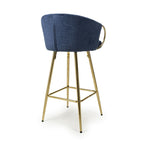 Volero Textured Effect Cream Bar Stool