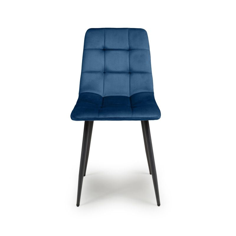 Madison Brushed Leather Grey Dining Chair